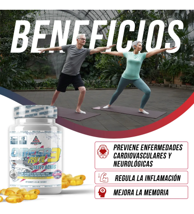 Omega 3 90 Perlas con Vitamina E · Corazón y Articulaciones