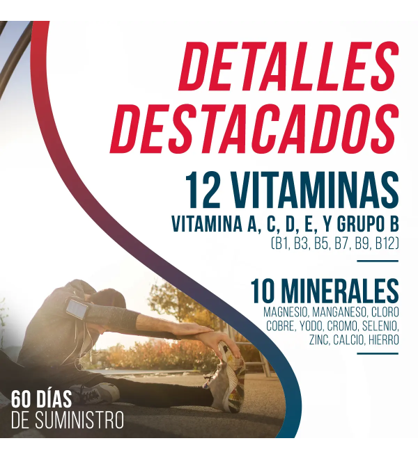 Multivitamin Combo 60 Cápsulas · Vitaminas y Minerales