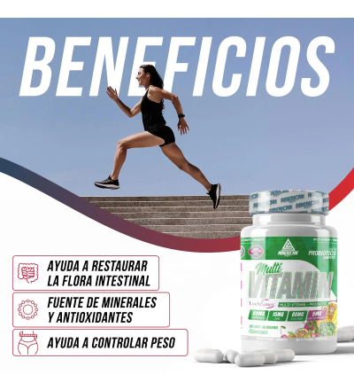 Multivitaminas con Probióticos American Supplement | 60 Cápsulas