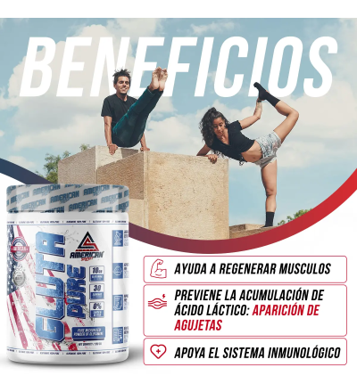 Gluta Pure Glutamina 300 g | American Supplement