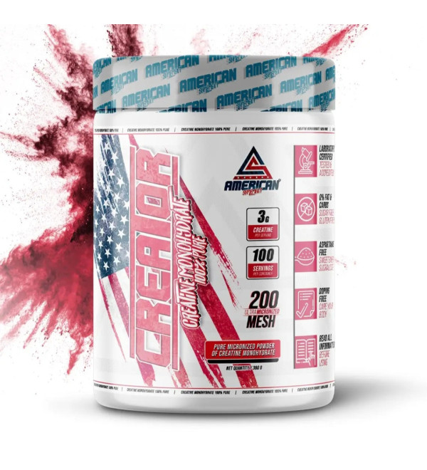 AMERICAN CREATINA MONOHIDRATO 300GR  200MESH